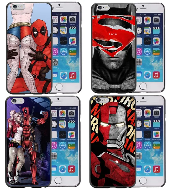 Harley Quinn Deadpool Suicide Squad Iron Man Marvel Hard