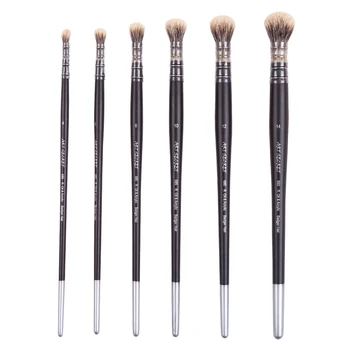 ArtSecret High Grade 1PC 685R Badger Hair Natural Wooden Rod Handle Oil and Acrylic Painting Art-Paint Brush For Drawing 1