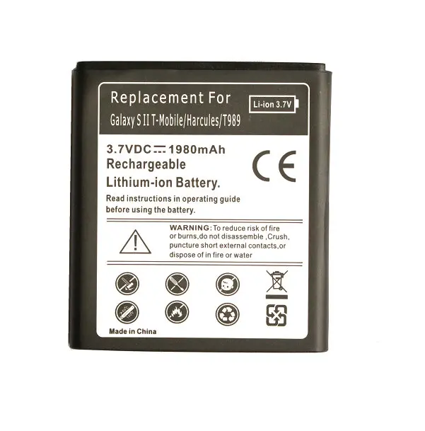 Ciszean 1980ма · ч EB L1D7IBU/A EB585157VA/K Сменный аккумулятор для Samsung T Mobile Galaxy S II SII S2 T989 i515 i717