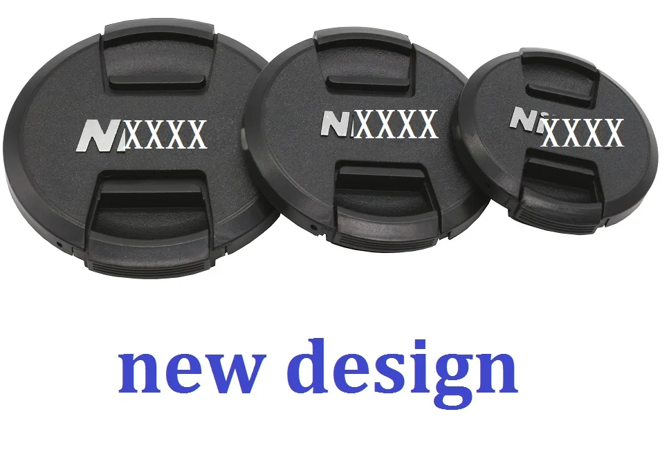 Cena 30 sztuk partia osłona obiektywu nowy projekt 49mm 52mm 55mm 58mm 62mm 67mm 72mm 77mm 82mm nowy projekt dla canon Sony Nikon osłona obiektywu