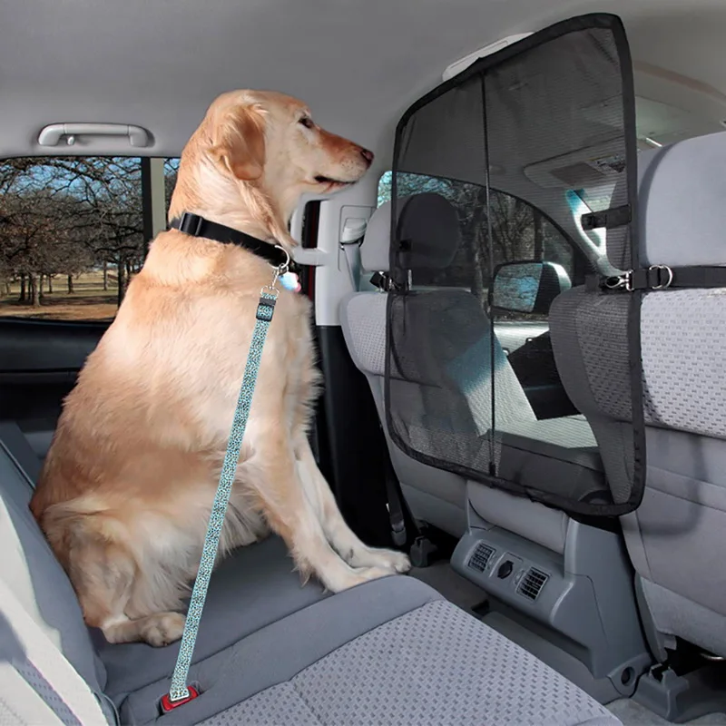 Hoomall Adjustable Car Dog Leashes Car Safety Belt Polyster Buckle Pets Puppy Seat Leashes