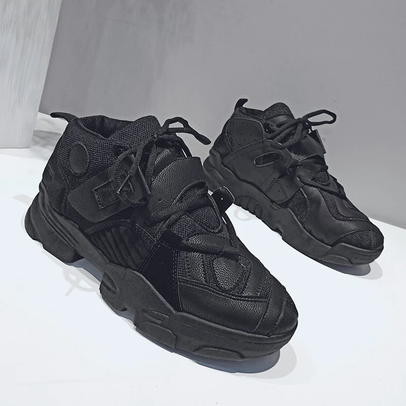 BomKinta/ретро-кроссовки на толстой подошве; мужская обувь на платформе; стильная разноцветная грязная обувь; дышащая мужская обувь для взрослых; теннисная обувь