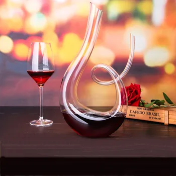 

Handmade Crystal Red Wine Pourer Glass Decanter Brandy Decant Set Jug For The Bar Champagne Water Bottle Drinking Glasses Gift