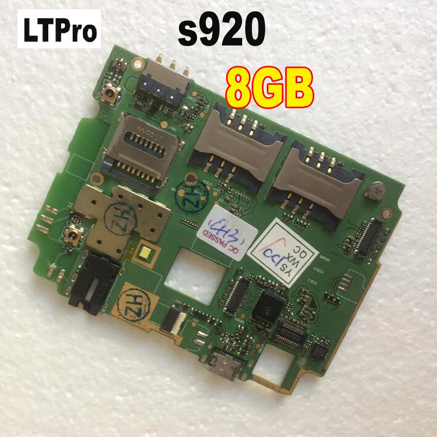 LTPro 100 Test Working 8GB version mainboard For Lenovo S920 Motherboard Smartphone Repair