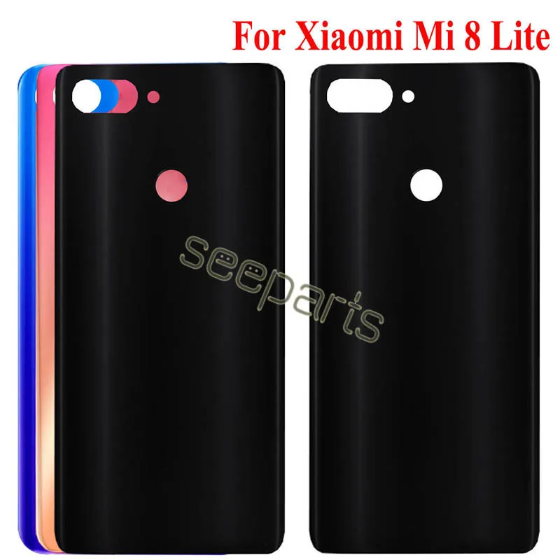 Xiaomi mi 8 чехол для батареи mi 8 Explorer Задняя стеклянная панель для Xiaomi mi 8 SE Крышка для батареи 8SE задняя дверь Чехол mi 8 Lite