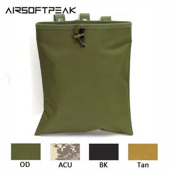 

Tactical CQC AR15 Molle System Dump Magazine Pouch Nylon Outdoor Hunting Recovery Bag Military Drop Pouch War Accessoies Case