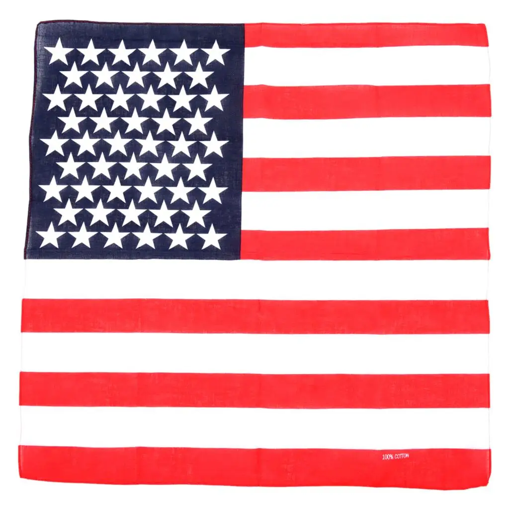 Платок/бандана для волос головы Флаг США дизайн
