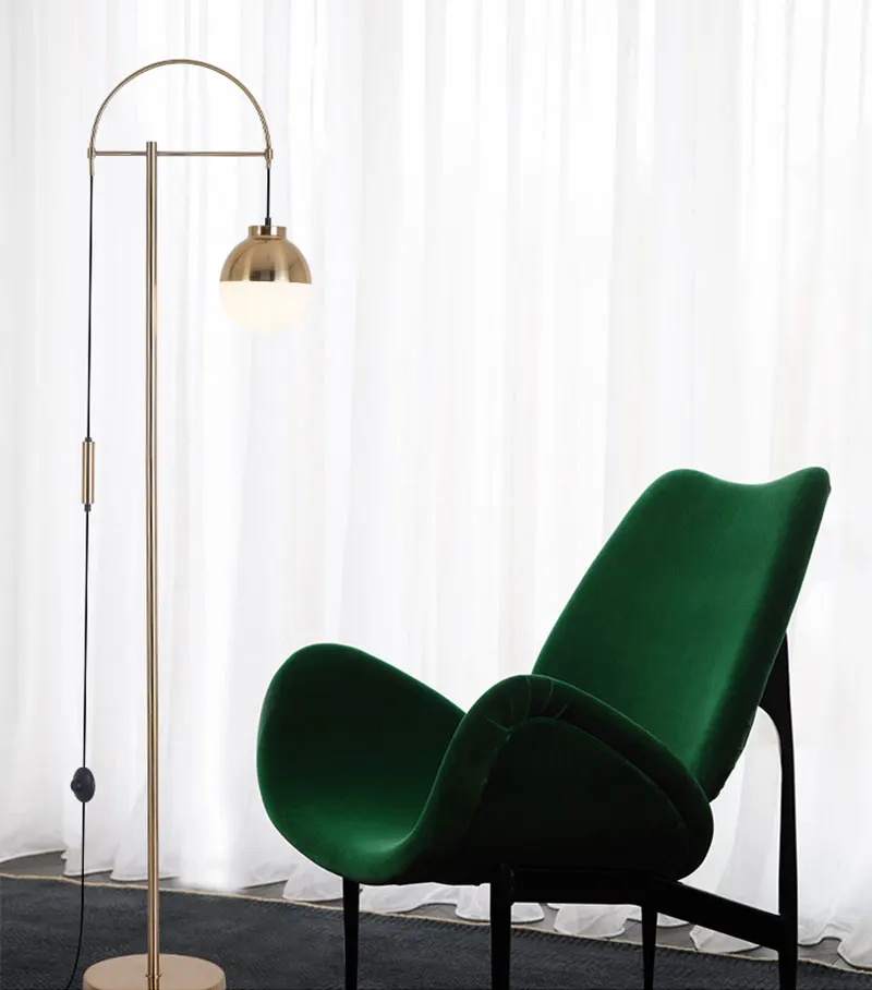 Nordic Modern LED Floor Lamps Standing Lamp Gold Luxury Creative Living Room Light Lamps For Home Bedrooms Hotel Lighting (6)