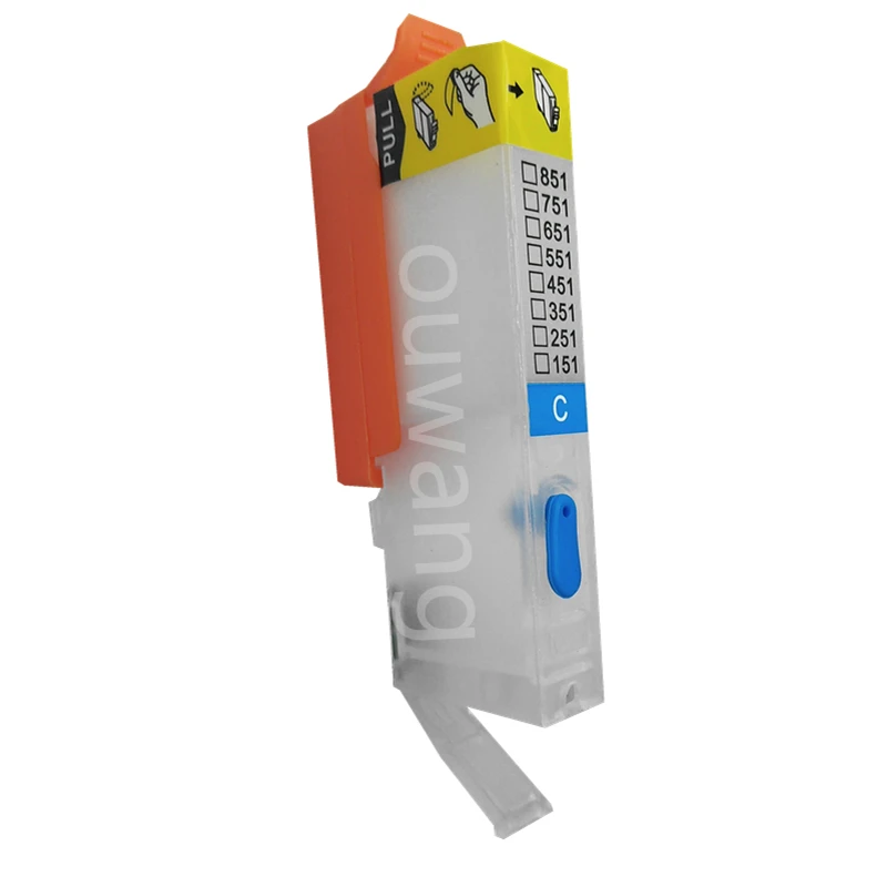 5 шт. PGI 550 CLI 551 BK C M Y многоразовый картридж для CANON MG5450 MG5550 MG6450 ip7250 MX925 MX725 IX6850 PGI550 cli