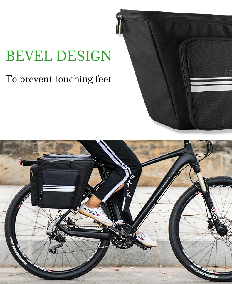 Discount ROCKBROS 3 in 1 Waterproof Bicycle Bags Pannier 48L MTB Mountain Bike Rack Bag Bicycle Rear Seat Trunk Bag With Rain Cover 29 Discount ROCKBROS 3 in 1 Waterproof Bicycle Bags Pannier 48L MTB Mountain Bike Rack Bag Bicycle Rear Seat Trunk Bag With Rain Cover 29