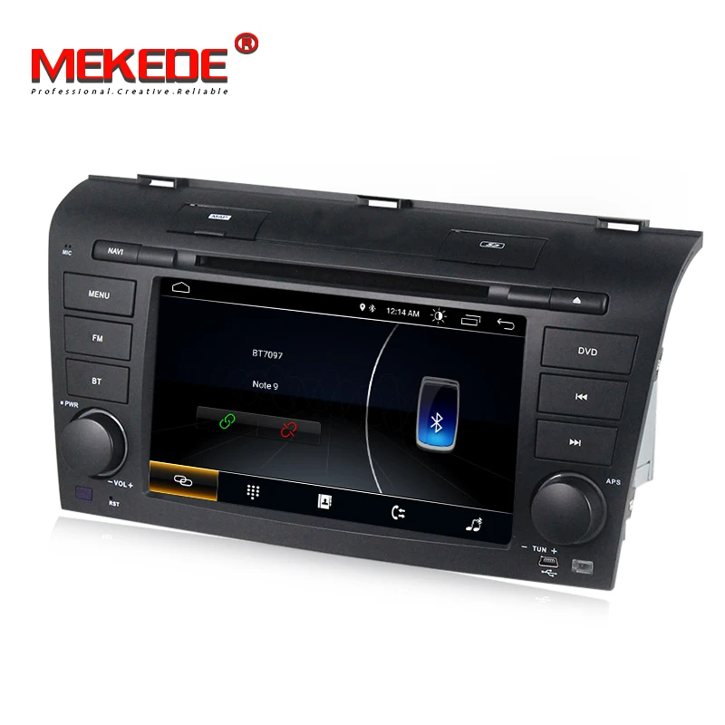 Flash Deal 7"Android 8.1 Radio For Mazda 3 2004-2008 video Wifi Bluetooth Car Player Navigation Radio 1GB RAM+16GB ROM WIFI GPS stereo FM 4