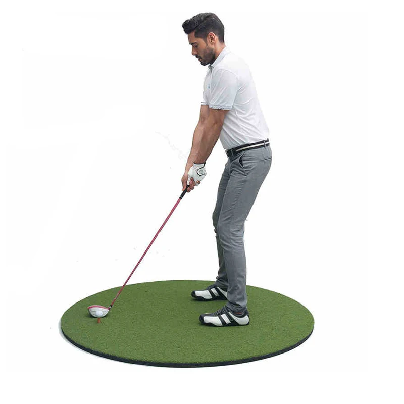 

2018 New Golf Swing training mats green swing mat scale practice device 5 holes in the green free shipping