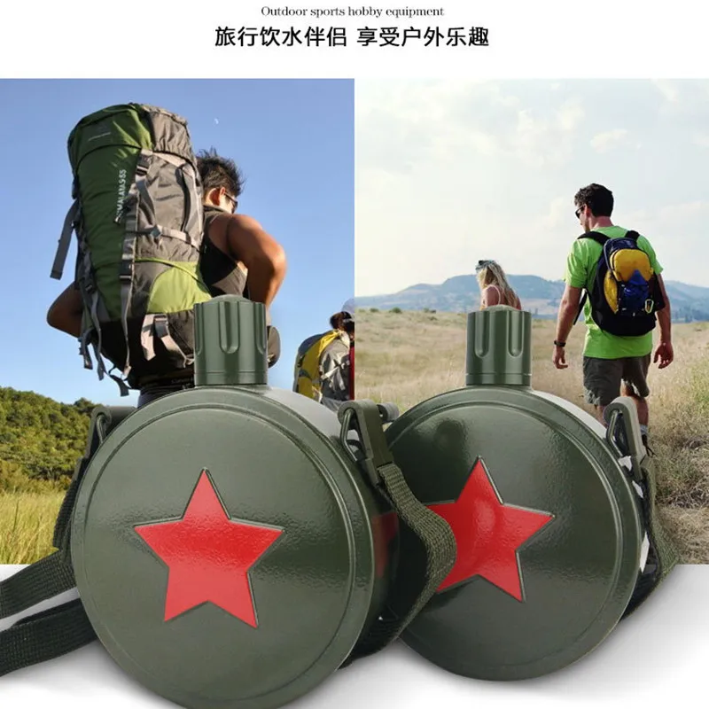

A001 Stainless Steel 304 560ml Drinking Water Bottle Outdoor Military Sport Hip Flask Flagon Canteen for Camping Hiking Fishing