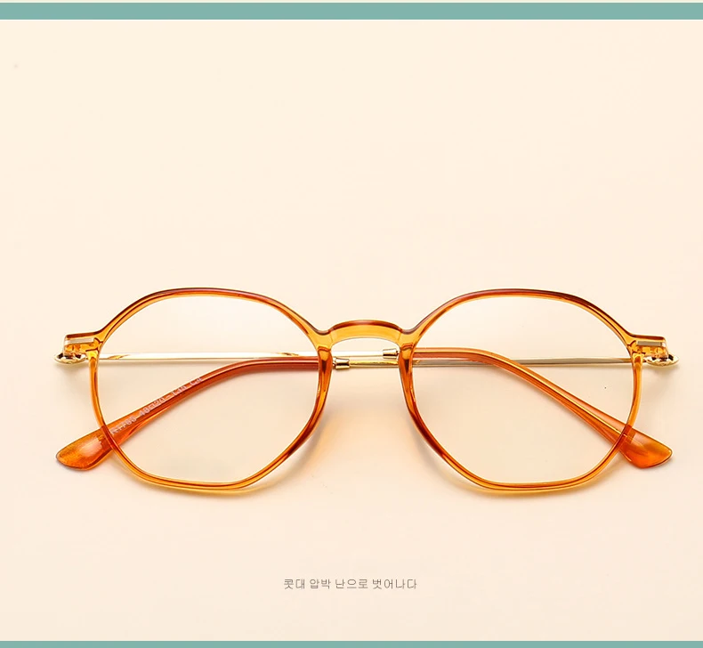 Многоугольный ретро очки оправа металлическая полная оправа неправильные модные очки для мужчин и женщин индивидуальное искусство плоское зеркало
