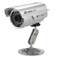 SUNLUXY Camera Outdoor Indoor Waterproof Security DummyCCTV Surveillance Camera Night Cam With LED light