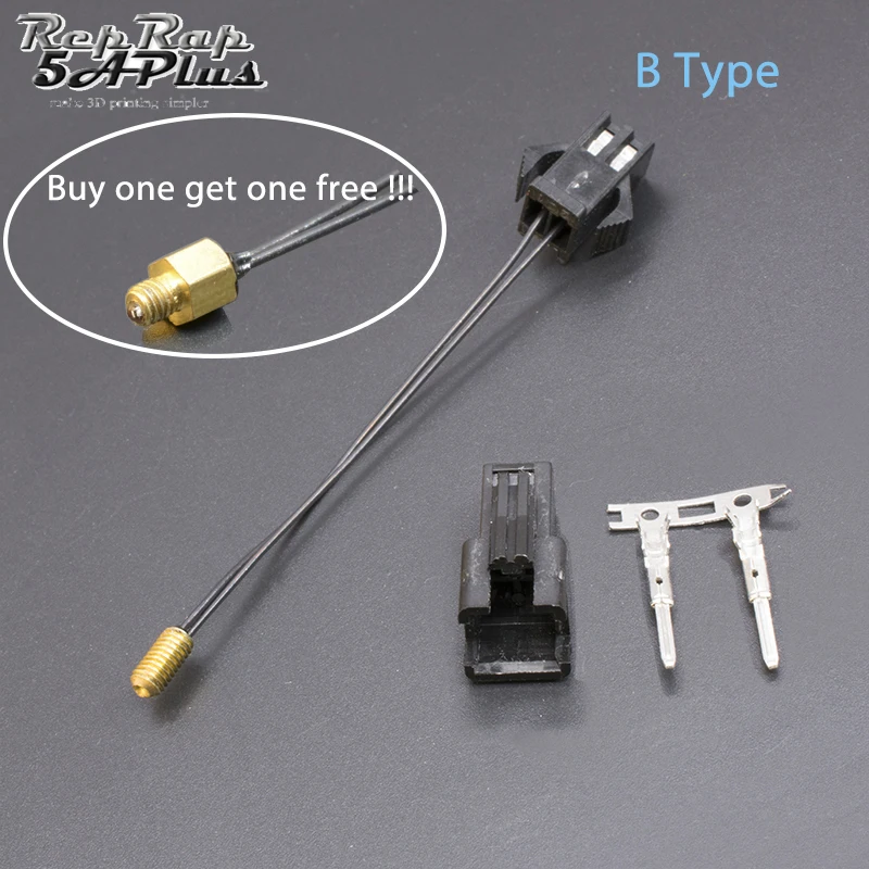 

M3 Kimi Screw-In Thermistor 100K NTC ATC Semitec 104GT-2 104NT-4-16C054RT for 3D Printer Temperature Sensor