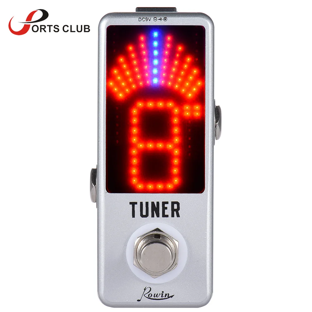 

Rowin LT-910 Mini Chromatic Guitar Tuner Pedal Effect LED Display True Bypass for Guitar Bass Guitar Parts & Accessories