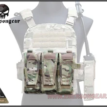 Emerson AVS Тройная журнальная сумка снаряжение для военных игр для страйкбола пейнтбол оборудование molle MAG EM9030 Мультикам цвет black Coyote