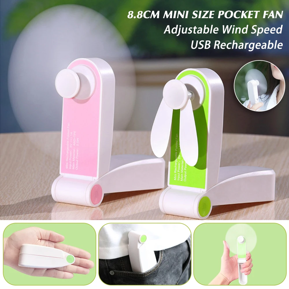 USB Rechargeable Mini Handheld Fan