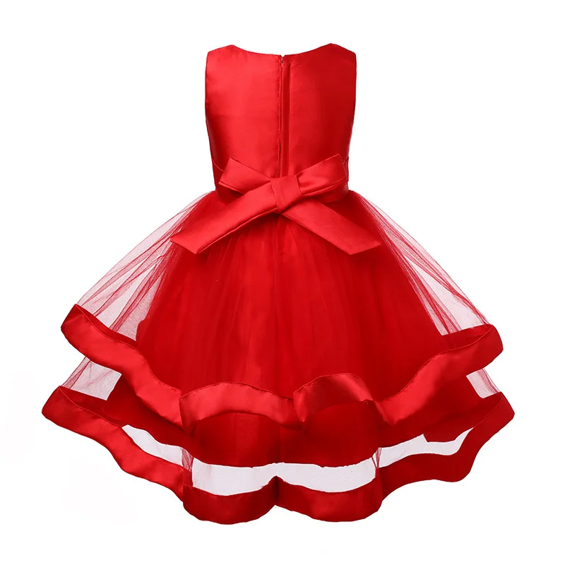 Elegant Beading Baby Girls Dress Kids Wedding Party Princess Ball Gown Fashion Girls Party Evening Dresses For Children Clothes (8)