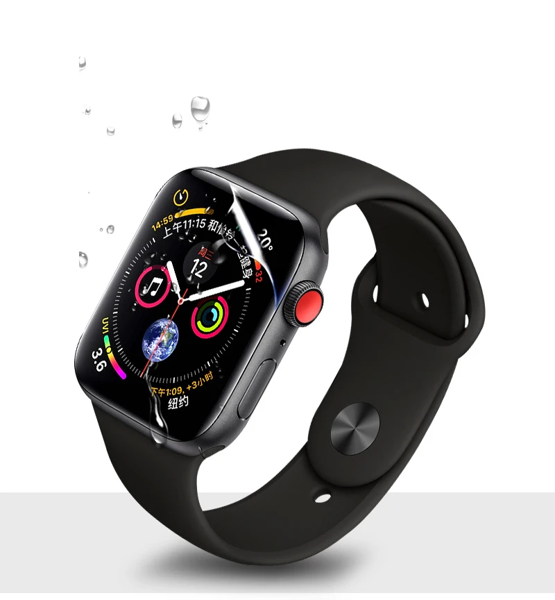 Suntaiho ТПУ полное покрытие HD Экран Защитная пленка для Apple Watch серии 4 44 мм Защитная пленка для наручных часов iwatch, 40 Series4 Экран крышка