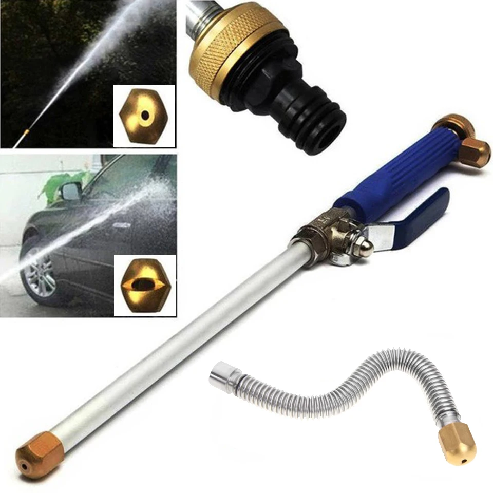 

High Pressure Water Gun Power Washer Spray Nozzle Irrigation Car Wash Water Gun Garden Hose Expandable Magic Flexible Water Hose