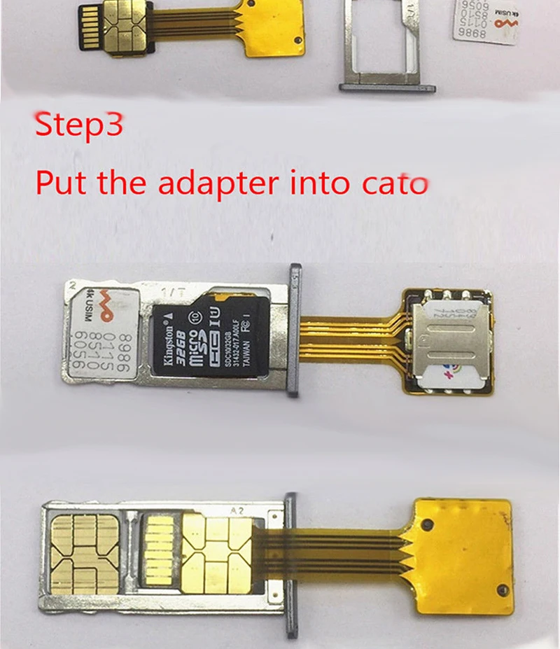 Универсальный TF гибридный двойной сим-карты для Micro SD TF адаптер удлинитель 2 мини нано микро андроид телефон для Xiaomi