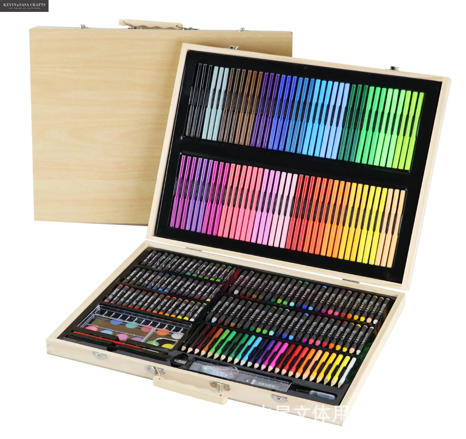 

245in1 Color Crayons Watercolor Set For Kids Art Set For Kids Quality Children School Supplies Artist Pencil Box Stationary