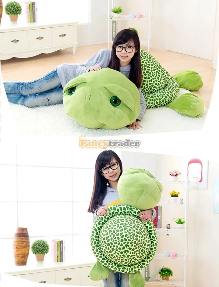 Fancytrader 2015 New 59'' 150cm Plush Stuffed Giant Turtle Tortoise Toy, Free Shipping FT90552 (10)
