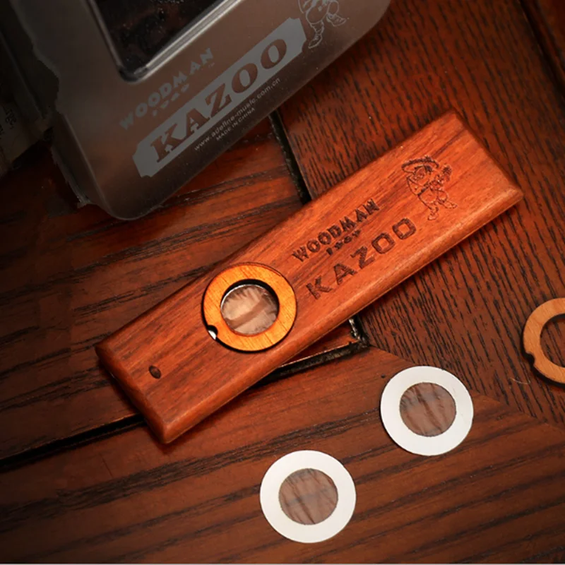 ZONAEL простой дизайн легкий kazoo Алюминий для гитара музыкальный инструмент для любителей музыки 98*26 мм K001