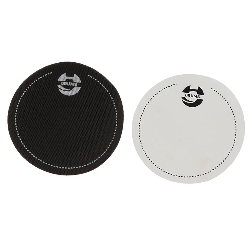 2pcs Bass Drum Head Pad Impact Patch Drumhead Protector for Drum Parts