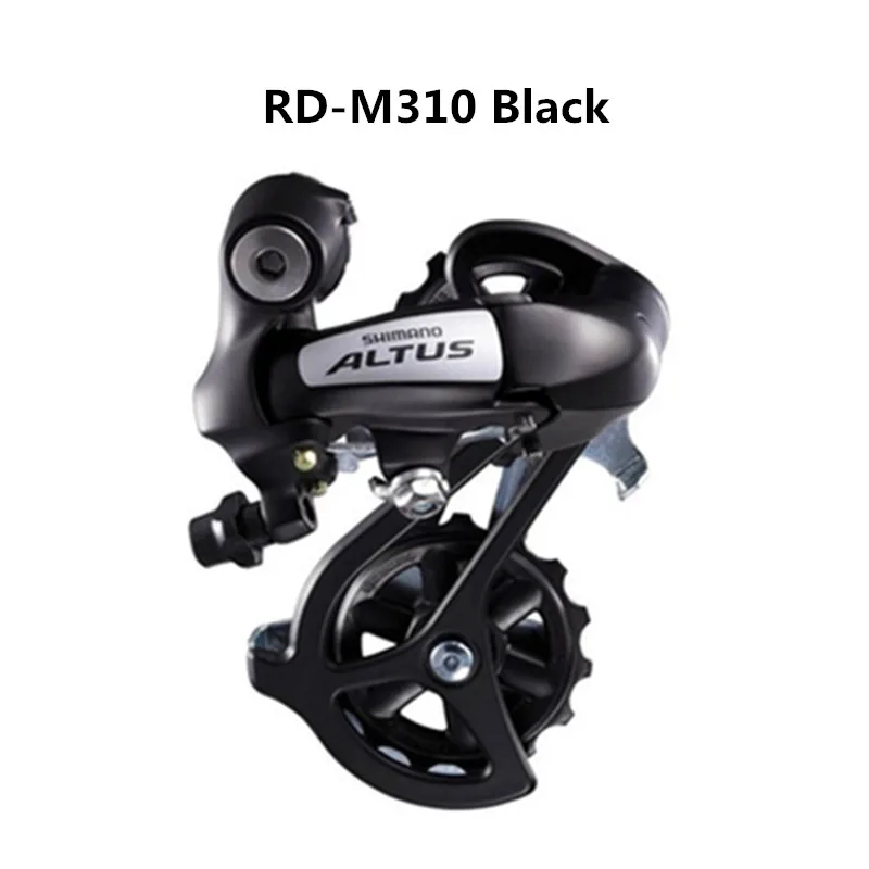 Катушки SHIMANO ALIVIO RD M310/360/M410 фотоаппаратов моментальной печати 7 S 8 S Скорость MTB задний переключатель передач велосипедный черный и серебряный - Цвет: RD-310 Black