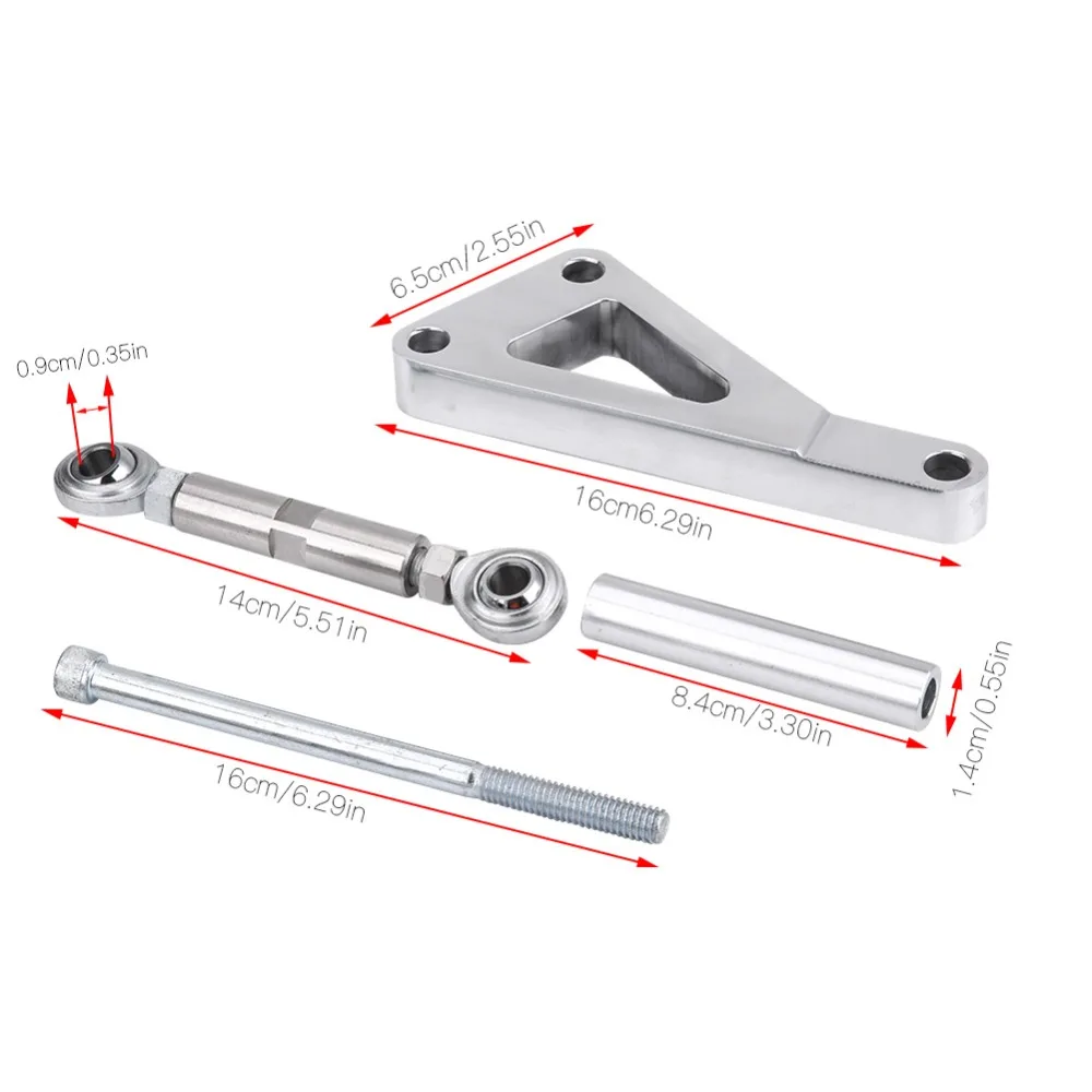 Полированный алюминиевый кронштейн генератора комплект водяной насос Lwp Кронштейн Набор для Chevy SBC 350 номер детали PCE232 1002