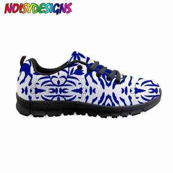 

mexican sugar Pattern Flats Shoes Women 2019 Casual Women's Sneakers Comfortable Nursing blue Ladies Lace Up Shoes Woman