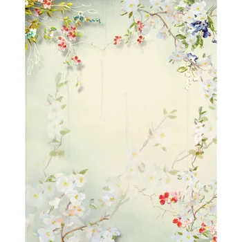 

Thin vinyl photography backdrops children floral computer Printing cloth photo background for photo studio backdrop 5X7ft F-1288