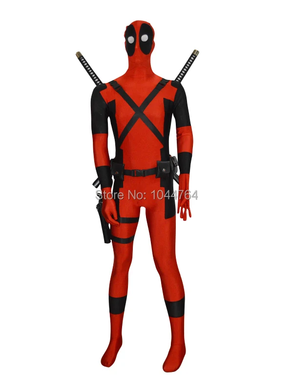 Deadpool Costume Cosplay Belt Sword Holsters Prop Kit Accessories 