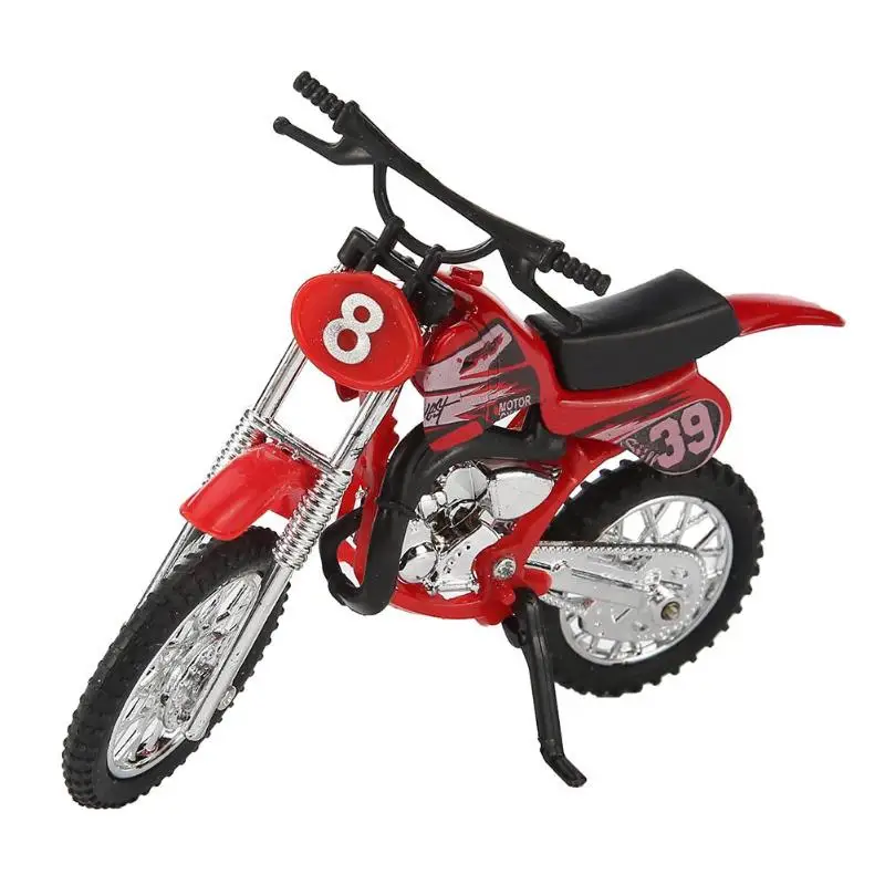1:18 сплав модель мотоцикла Игрушка Дети Glide моделирование литья под давлением мотоцикл транспортные средства Мотокросс игрушка детская коллекция подарок - Цвет: Красный
