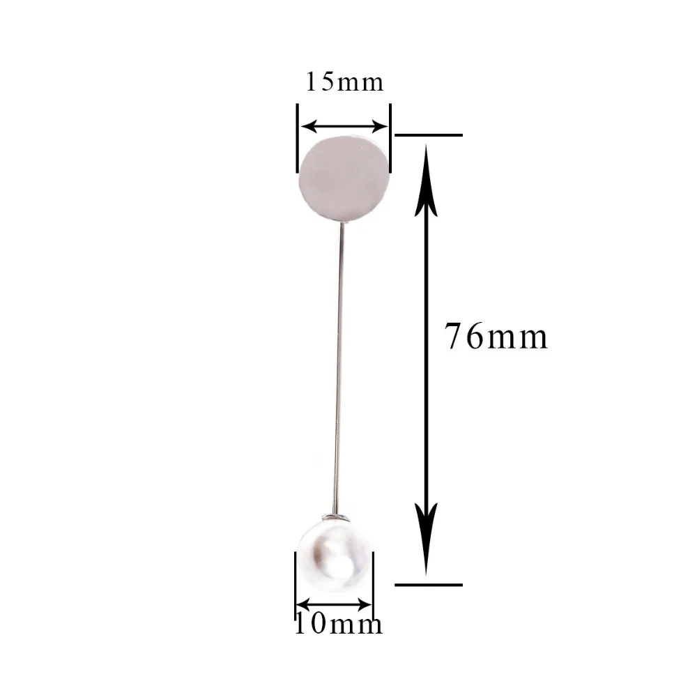 Новое поступление, Золотая и Посеребренная Имитация Жемчуга, сплав, медь, длинная брошь, булавка, сделай сам, на лацкане, для платья, ювелирные изделия, броши, аксессуары