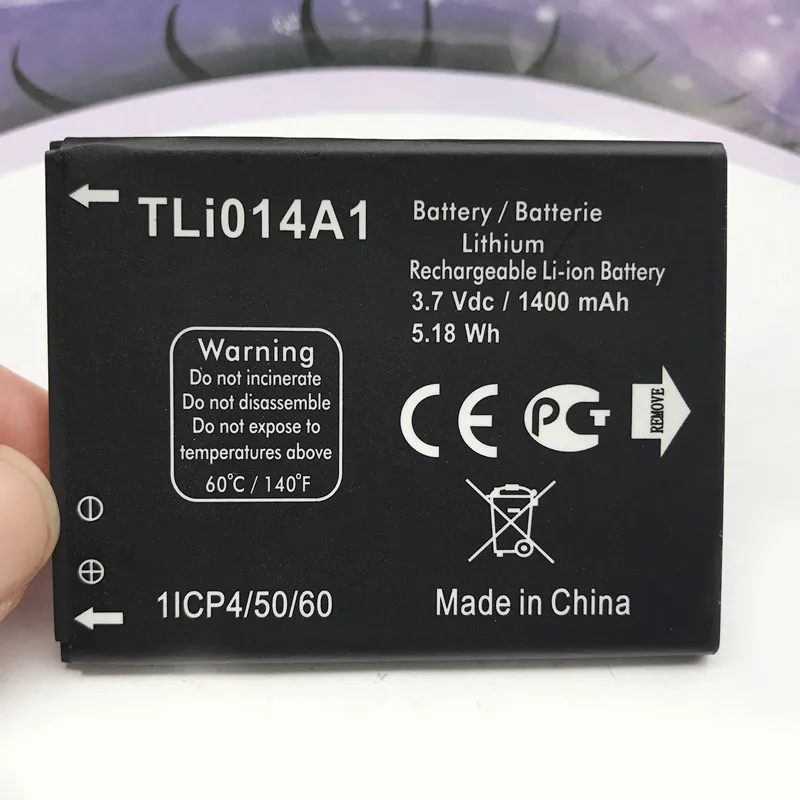 

1400mAh Replacement TLi014A1 CAB31P0000C1 Battery For Alcatel one touch 4033D 4032D POP C3 Pixi 4007D BY71 Smartphone Batterie