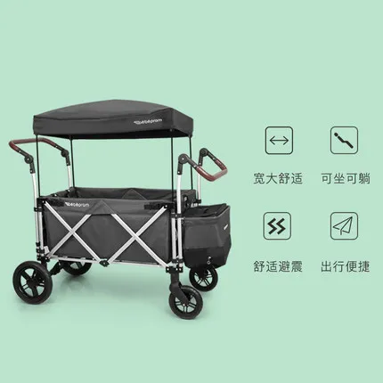  Twin baby strollers can sit reclining four-wheeled baby stroller shock absorber easy foldable
