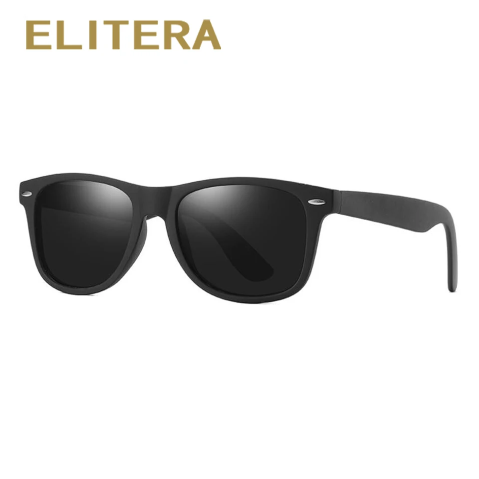 ELITERA мужские и женские классические Поляризованные солнцезащитные очки с заклепками Квадратные Солнцезащитные очки для вождения UV400