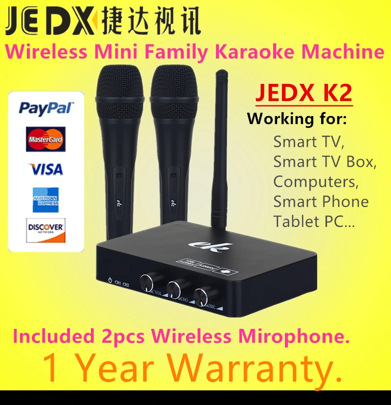 Купить jedx К2 беспроводной мини семья дома Karaoke echo системы Pen ...