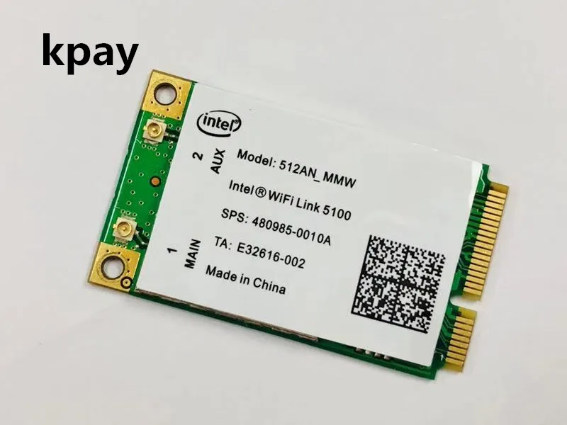 

For Intel Link 5100 WIFI 512AN_MMW 300M Mini PCI-E Wireless WLAN Card 2.4/5GHz #kpay#