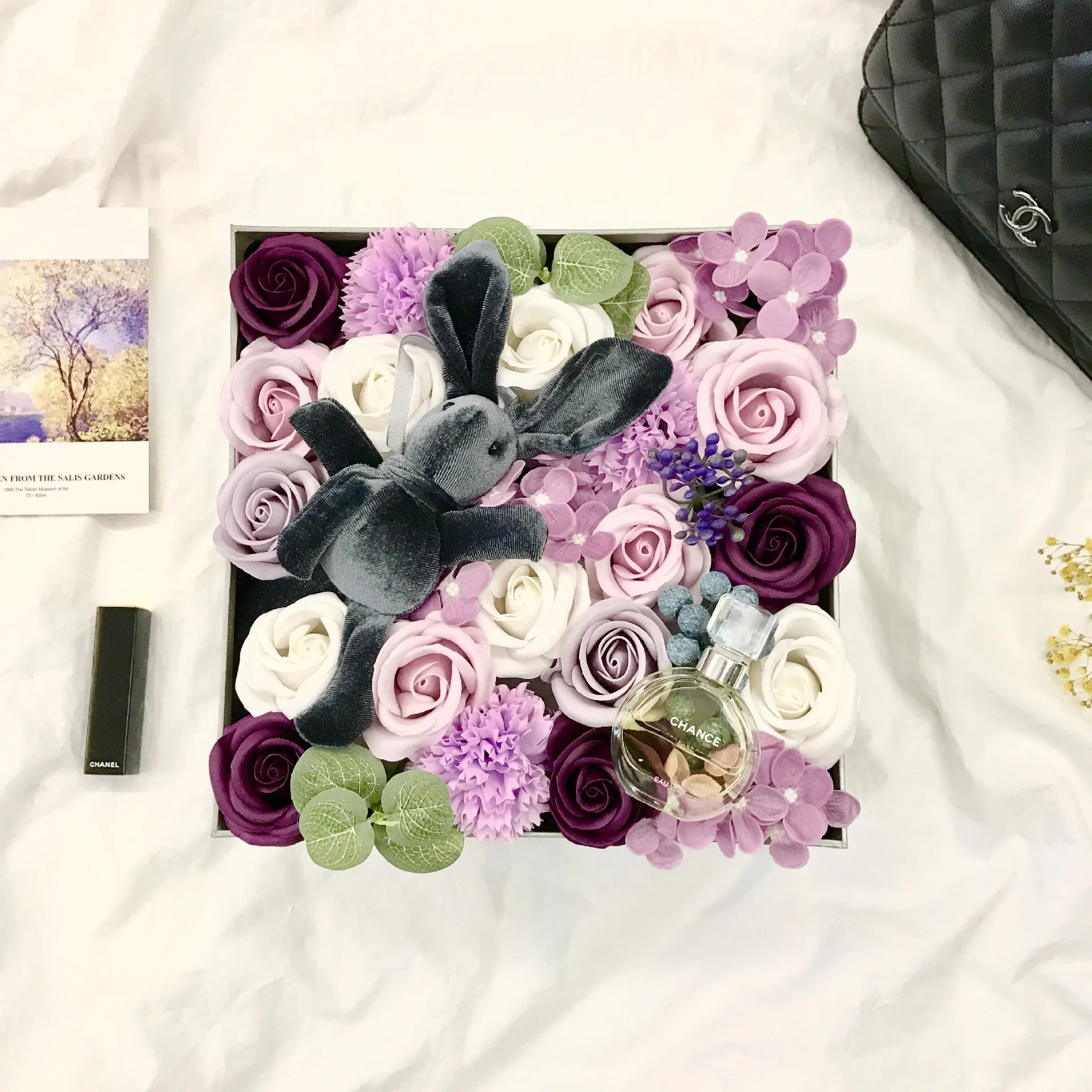 

SOAP Flower Gift Box Rose Flower Box Valentine's Day Birthday Gift Promotion Gift High-end Perpetual Flower Gift Roses