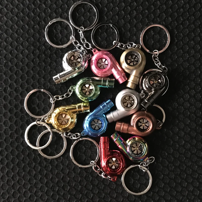 

Turbo Keychain Car Turbocharger Keyring Mini KeyRing Activity Gift Children's Gift Trinkets Car keyring car keychain car styling