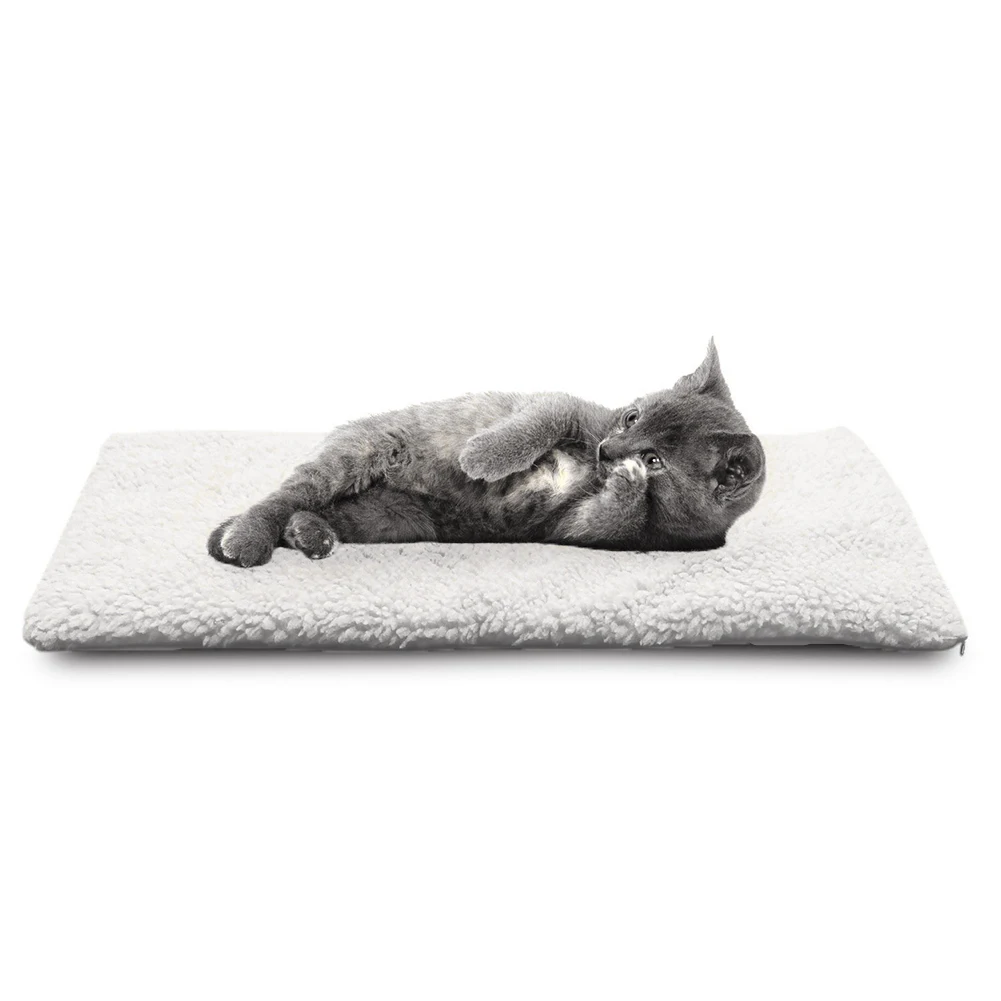 Зимняя кровать для питомца теплая удобная грелка коврик для собаки кошки моющийся нескользящий съемный чехол для домашнего питомца Подушка без вилки