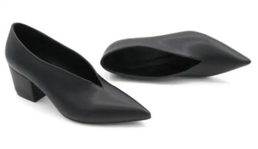 Xgravity/сезон весна-осень; пикантные модельные туфли с острым носком в европейском и американском стиле; женская обувь с глубоким v-образным вырезом; женская обувь на массивной танкетке; C262