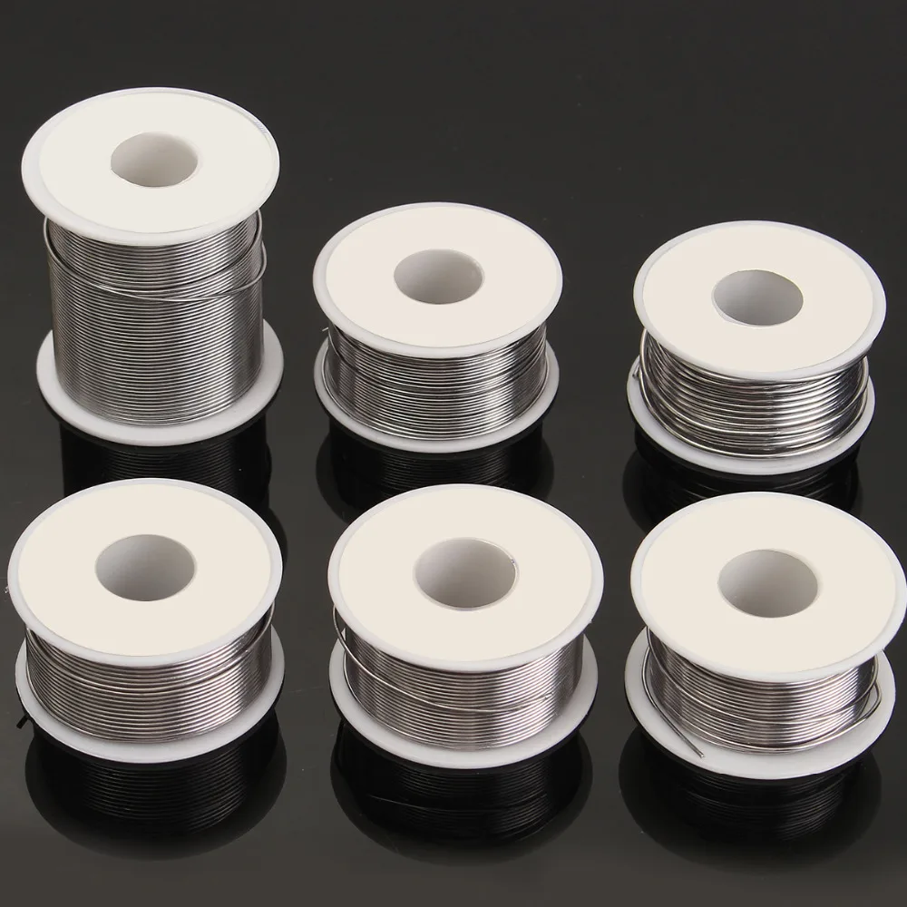 0.8mm 1mm 1.2mm 100g Soldering Iron Solder Wire 50g Welding 63/37 Tin Lead Flux for Welder Iron Wire Reel 0.8mm 1mm 1.2mm 100g Soldering Iron Solder Wire 50g Welding 63/37 Tin Lead Flux for Welder Iron Wire Reel