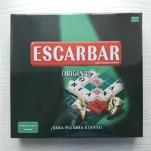 Буквы игры испанский Scrabble игры бренд головоломка игры оригинальные слова совпадающие игры CADA PALABRA CUENTA SG-006