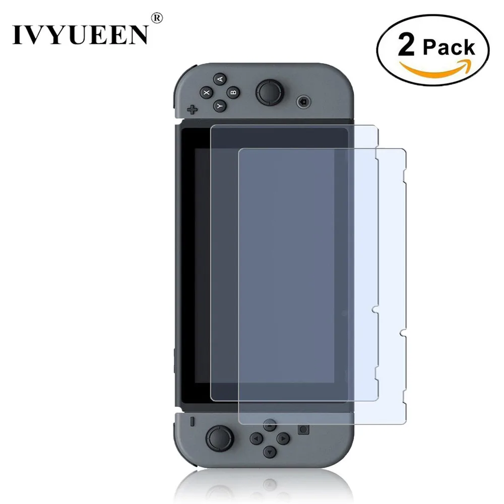 IVYUEEN 2 шт. высококачественное закаленное стекло для защиты экрана консоли Nintendo